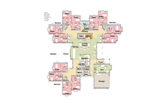 White Oak Cottages Floor Plan